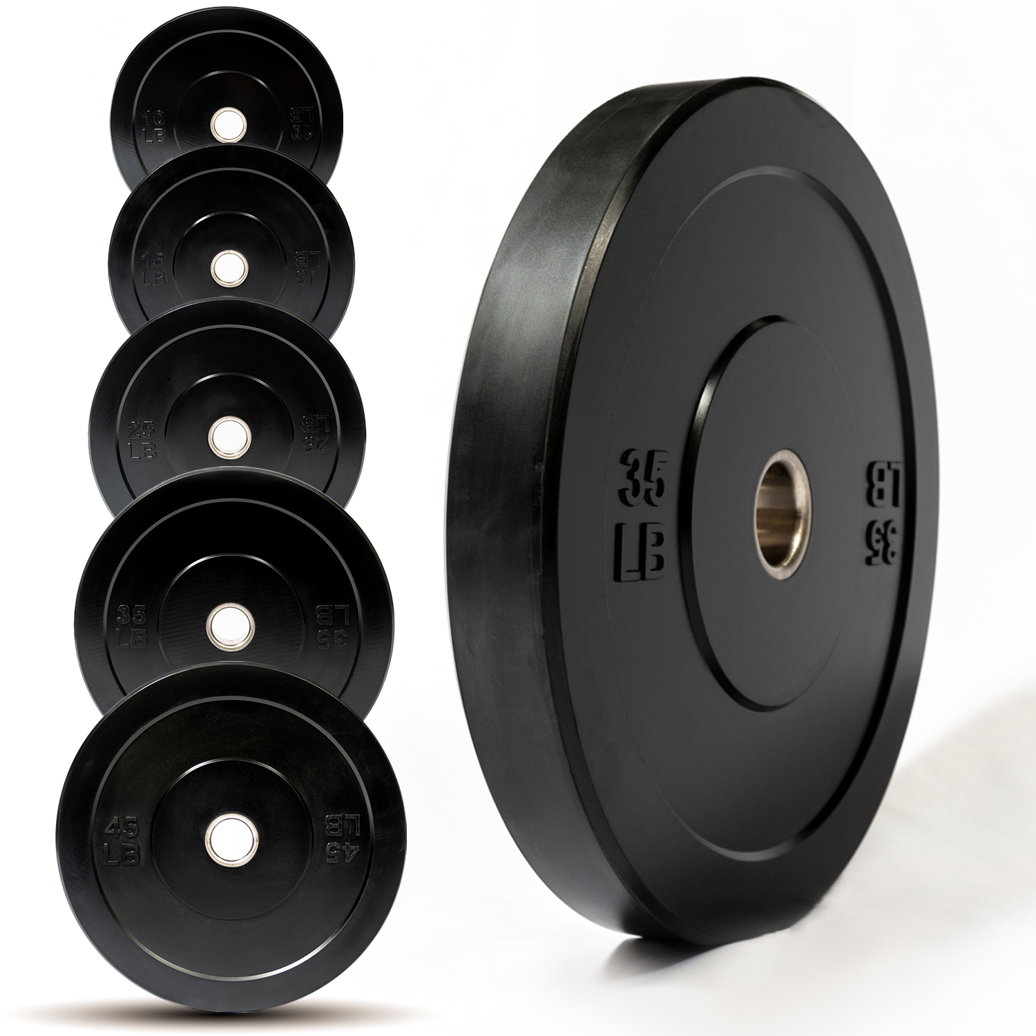 160 lb hotsell bumper plate set